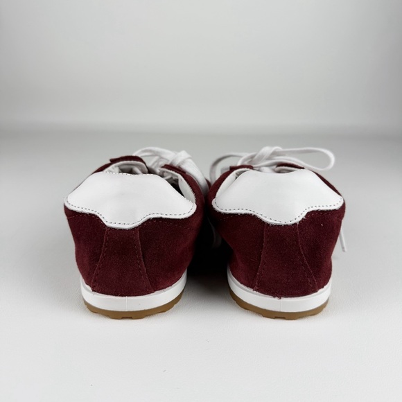 🤍HP🤍Dolce Vita Burgundy Suede Sneakers – Made in Italy – Star Sole – Size 9 - Picture 4 of 9